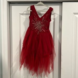 Ooh! La, La Couture! Red Holiday Party Tutu Dress 3T